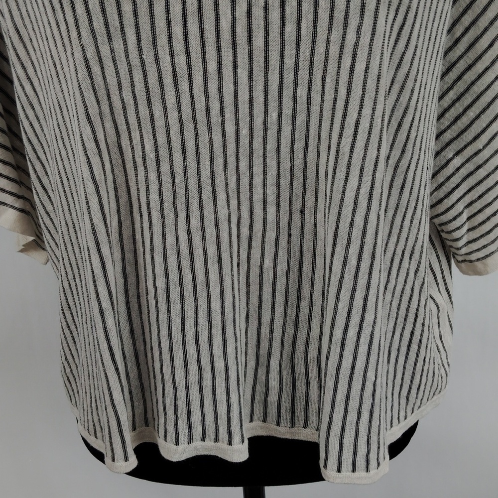 Eileen Fisher Linen Blend Striped Top - Picture 6 of 9